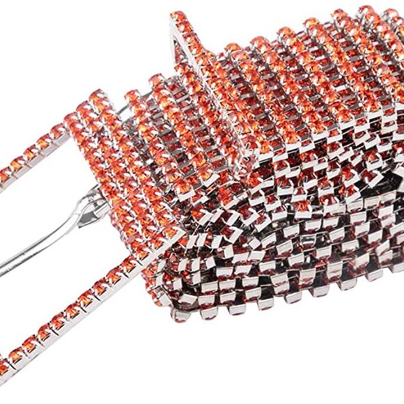 Women Crystal Rhinestone Chain Waist Belt main image 5